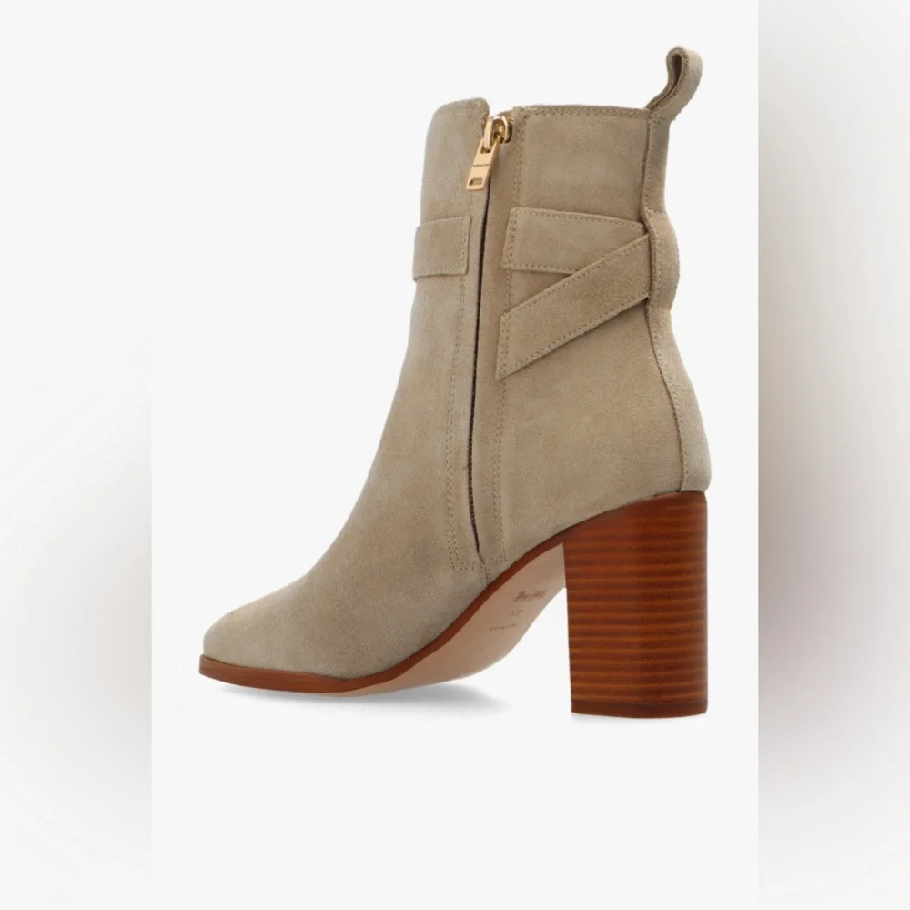 COACH -Olivia Suede Bootie Women's Boots Oat - Picture 2 of 7